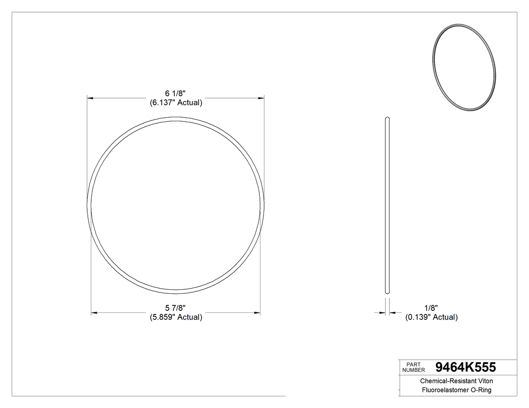 Technical drawing - 9464K555